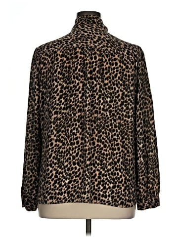 J.Crew Factory Store Long Sleeve Blouse (view 2)