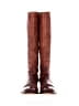 FRYE 100% Leather Brown Burgundy Boots Size 9 1/2 - photo 2
