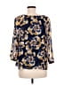 CAbi 100% Polyester Blue 3/4 Sleeve Blouse Size M - photo 2