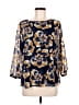 CAbi 100% Polyester Blue 3/4 Sleeve Blouse Size M - photo 1
