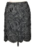 Per Se Paisley Gray Formal Skirt Size 16 - photo 2
