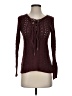 Free People Burgundy Pullover Sweater Size S - photo 1