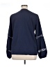 Unbranded 100% Polyester Blue Long Sleeve Blouse Size XL - photo 2