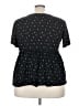 Torrid 100% Cotton Stars Black Short Sleeve Blouse Size 3X Plus (3) - photo 2