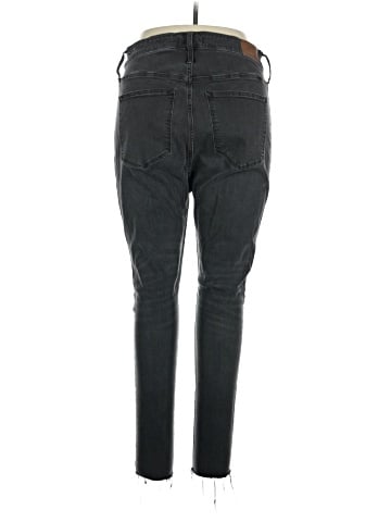 Madewell Curvy High-Rise Skinny Jeans in Black Sea (view 2)