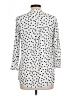 Maeve 100% Rayon Polka Dots White 3/4 Sleeve Blouse Size L - photo 2