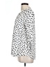 Maeve 100% Rayon Polka Dots White 3/4 Sleeve Blouse Size L - photo 5