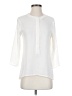 Express 100% Polyester Ivory 3/4 Sleeve Blouse Size XS - photo 1