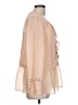 Daniel Rainn 100% Polyester Tan Long Sleeve Blouse Size L - photo 4