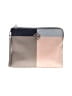 Tory Burch 100% Leather Color Block Gray Leather Wristlet One size - photo 1