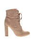Luxe by Justfab Tan Brown Ankle Boots Size 7 - photo 1