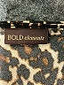 Bold Elements Animal Print Black Cocktail Dress Size M (estimated) - photo 7