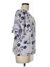 Ivanka Trump 100% Polyester Blue Short Sleeve Blouse Size M - photo 4
