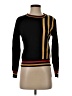 OXKNIT 100% Cotton Stripes Black Pullover Sweater Size S - photo 1