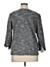 Ann Taylor Tweed Gray 3/4 Sleeve Top Size XL - photo 2