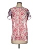 CAbi 100% Polyester Pink Short Sleeve Blouse Size S - photo 1