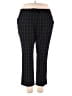 Amanda + Chelsea Plaid Black Dress Pants Size 20 - photo 1