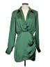 Zara 100% Polyester Green Cocktail Dress Size S - photo 1