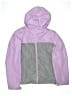 Eddie Bauer 100% Polyester Color Block Purple Raincoat Size 14 - 15 - photo 1