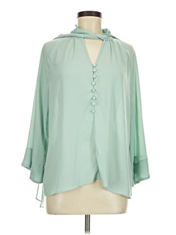 Eva Mendes by New York & Company 3/4 Sleeve Blouse (view 1)