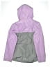 Eddie Bauer 100% Polyester Color Block Purple Raincoat Size 14 - 15 - photo 2