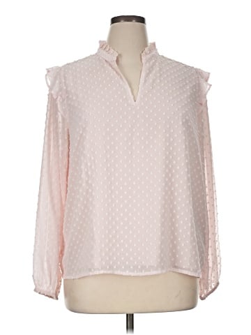 J.Crew Factory Store Long Sleeve Blouse (view 1)