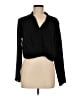 Maison d' Amelie 100% Polyester Black Long Sleeve Blouse Size M - photo 1