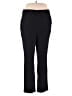Rafaella Solid Black Dress Pants Size 18 - photo 1