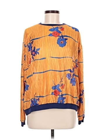 Zara W&B Collection Long Sleeve Blouse (view 1)