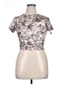 Full Tilt Silver Short Sleeve Turtleneck Size XL - photo 1