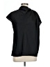 Ann Taylor 100% Polyester Black Short Sleeve Top Size L - photo 1