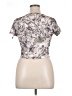 Full Tilt Silver Short Sleeve Turtleneck Size XL - photo 2