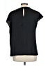 Ann Taylor 100% Polyester Black Short Sleeve Top Size L - photo 2