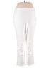 Rafaella Solid Ivory Casual Pants Size 18 - photo 1