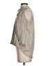 Veronica M. 100% Polyester Animal Print Tan Silver Sleeveless Blouse Size XS - photo 5