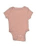 Cloud Island 100% Cotton Solid Tan Short Sleeve Onesie Size Newborn - photo 1