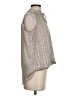 Veronica M. 100% Polyester Animal Print Tan Silver Sleeveless Blouse Size XS - photo 4