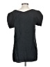 Nanette Lepore 100% Silk Black Short Sleeve Top Size 4 - photo 2