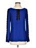 Antonio Melani Blue Long Sleeve Blouse Size XS - photo 1
