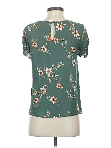 Joie Short Sleeve Silk Top (view 2)