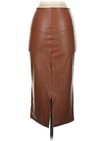 Commando Faux Leather Skirt (view 2)