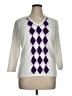 EP Pro Argyle White Pullover Sweater Size XL - photo 1
