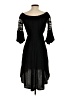 Blush 100% Rayon Black Casual Dress Size S - photo 2