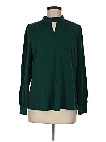 Allegra K Long Sleeve Blouse (view 1)
