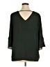 DR2 100% Polyester Green 3/4 Sleeve Blouse Size XL - photo 2