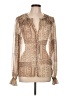 Ramy Brook Tan Long Sleeve Blouse Size L - photo 1
