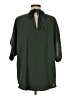 Shein 100% Polyester Green 3/4 Sleeve Blouse Size 8 - 10 - photo 2