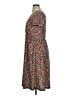 Unbranded Paisley Brown Burgundy Casual Dress Size XL - photo 5