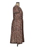 Unbranded Paisley Brown Burgundy Casual Dress Size XL - photo 4