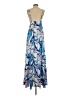 L'Agence 100% Polyester Paisley Blue Casual Dress Size XS (tall) - photo 2